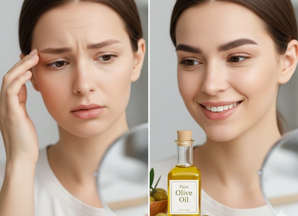 روغن زیتون برای ابرو